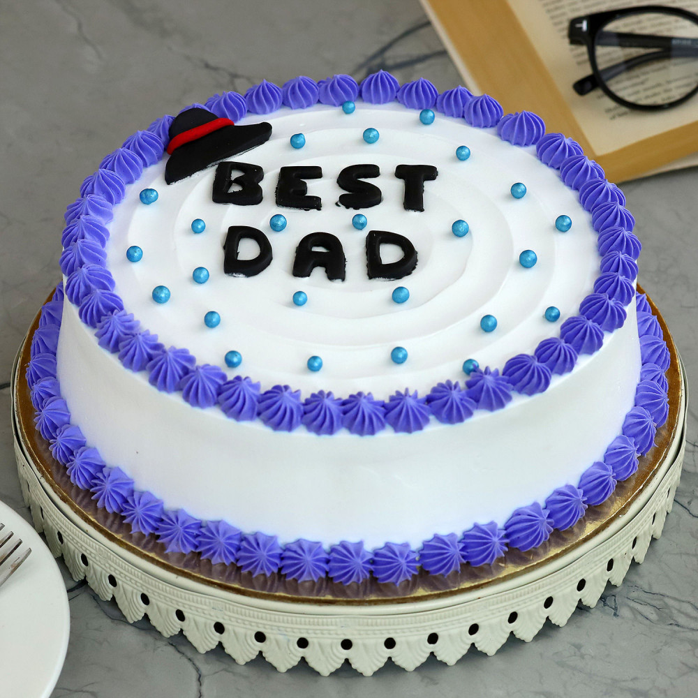 Buy Best Dad Cake Topper, Gold Fathers Day Cake Decoration, Fathers Day  Decorations, Dads Birthday Cake Decoration Online in India - Etsy