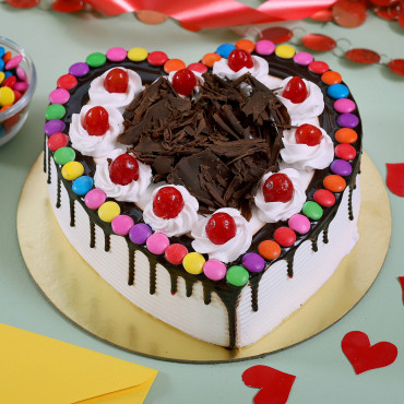Strawberry Heart Cake | Lucknow | Kanpur