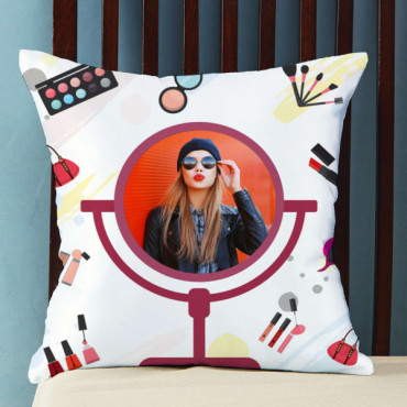 Makeup Themed Personalized cushions
