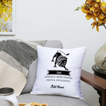 Personalized Leo Satin Zodiac cushions