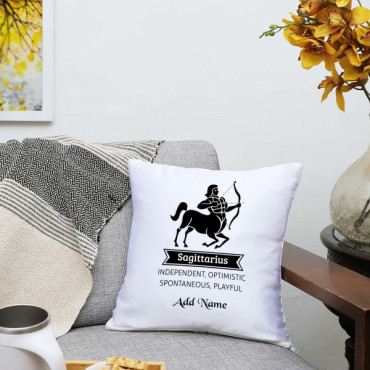 Personalized Sagittarius Satin Zodiac cushions