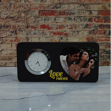 Love Clock Table Top with Photo