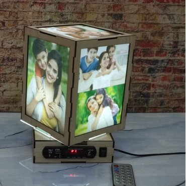 Personalised Photo Musical Lamp With Speaker