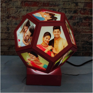 Personalised Qube LED Lamp