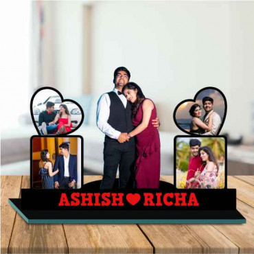 Photo Cutout Standy with 5 Photos & Message