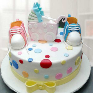 Delicious Baby shower Cake - Cake Panda