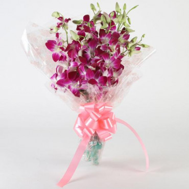 10 Royal Orchids Bunch