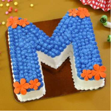 Alphabet M Cake