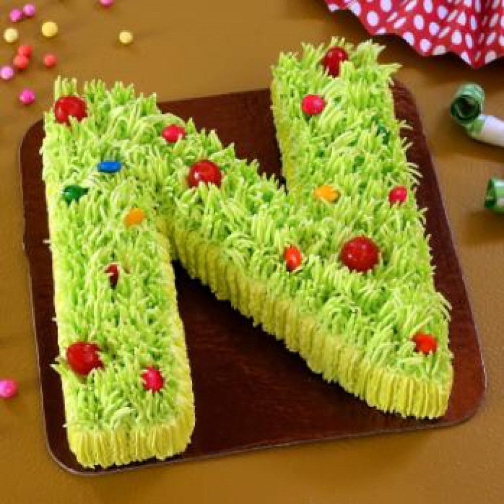 A Letter Cake | Monogram cakes birthday, Cake lettering, Birthday sheet  cakes