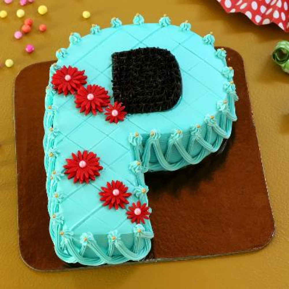 Letter P Made of Sweets | Sweet Cones & Sweet Cakes