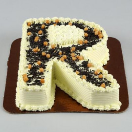 Acrylic Cake Shape Letter R – LissieLou