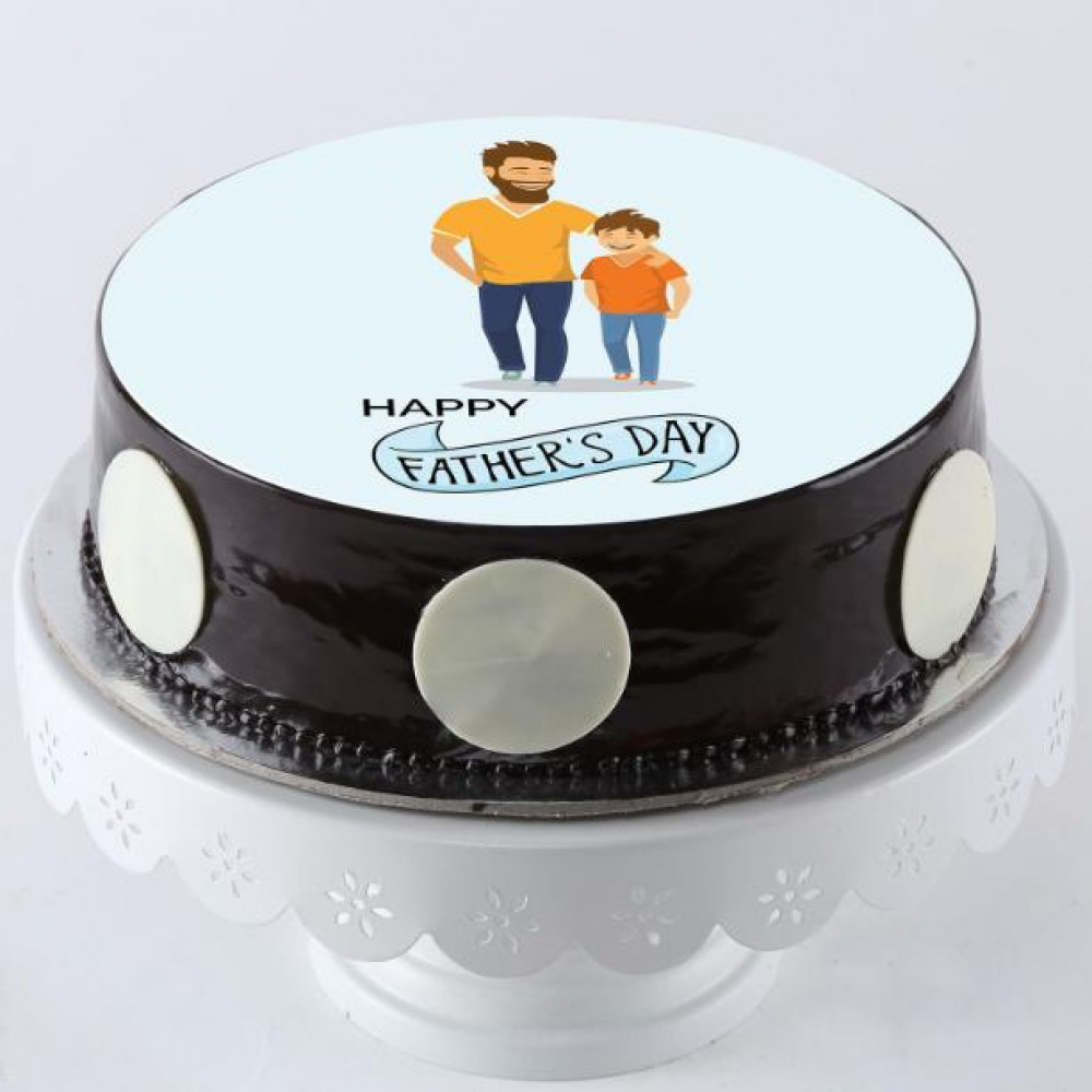 Order Super Dad Designer Cake 1.5 Kg Online at Best Price, Free  Delivery|IGP Cakes