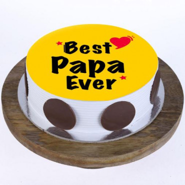 Best Papa Ever Photo Cake