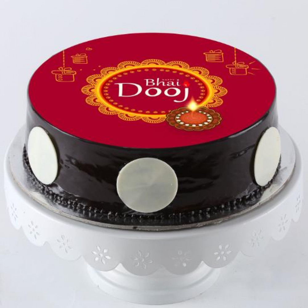 Happy Bhai Dooj Cake Online | Doorstep Cake