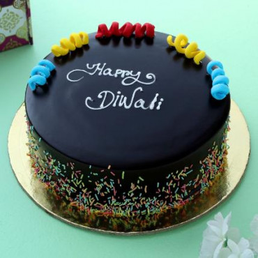 Diwali Special Chocolate Cream Cake