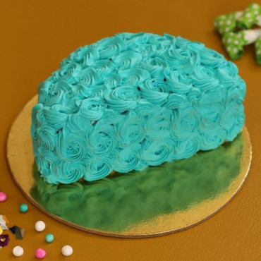 Fantasy Blue Half Cake