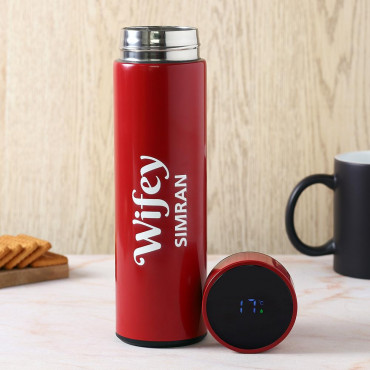 Wife Temperature  Bottle Red