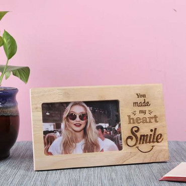 Customized Smile Wooden Frame