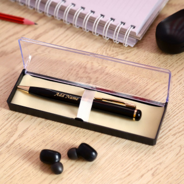 Personalised Smart Roller Pen Black