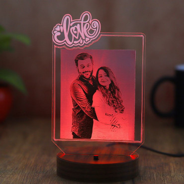 Horse Couple - Personalized Acrylic LED Lamp - Best Gift For Couple |  Giftago