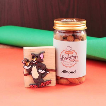 Tom and Jerry Cartoon Rakhi With Almond