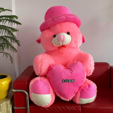 Romantic Cute love Pink Teddy Bear 