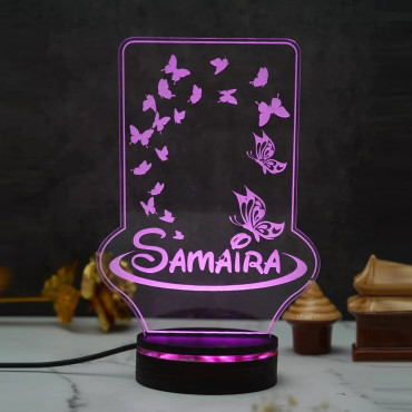Butterfly Personalized Night Lamp