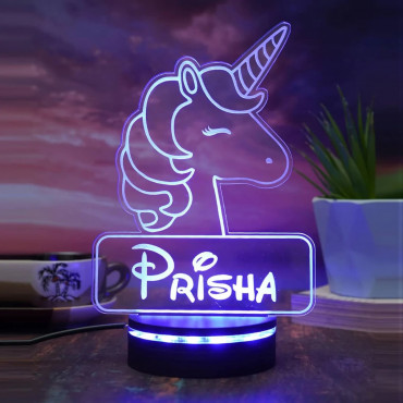 Unicorn Personalized Night Lamp
