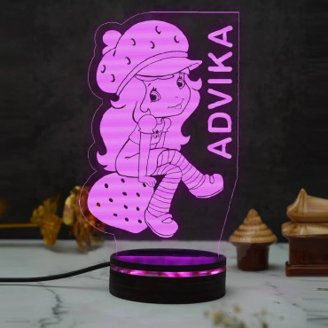 Cute Girl Personalized Night Lamp