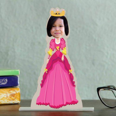 Personalized Queen Caricature for Girls