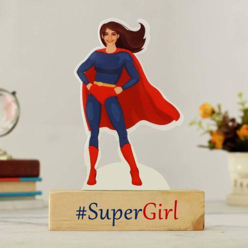 Our 2 Tier SuperGirl Birthday Cake. | Supergirl birthday, Wonder woman  birthday party, Supergirl cakes