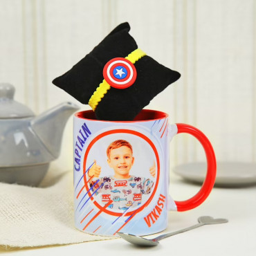 Superhero Rakhi Mug Combo