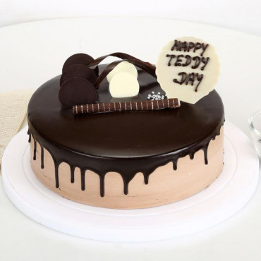 Teddy Day Chocolate Cake